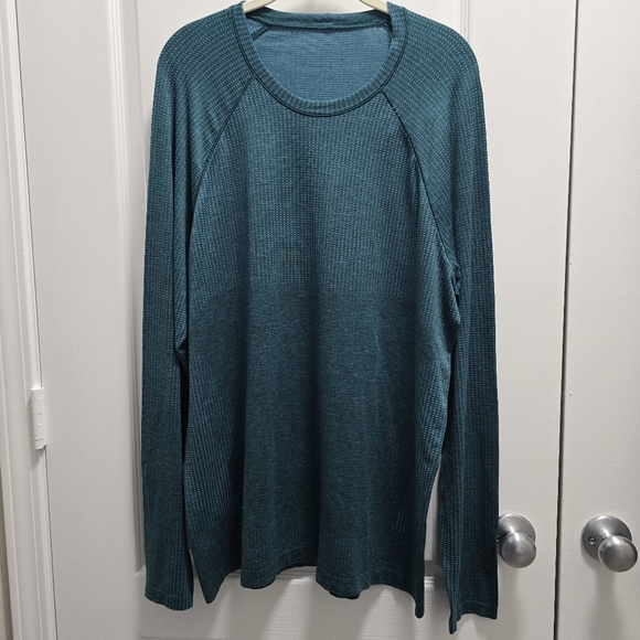 Lululemon Metal Vent Tech Long Sleeve Green XL GUC - Picture 1 of 3